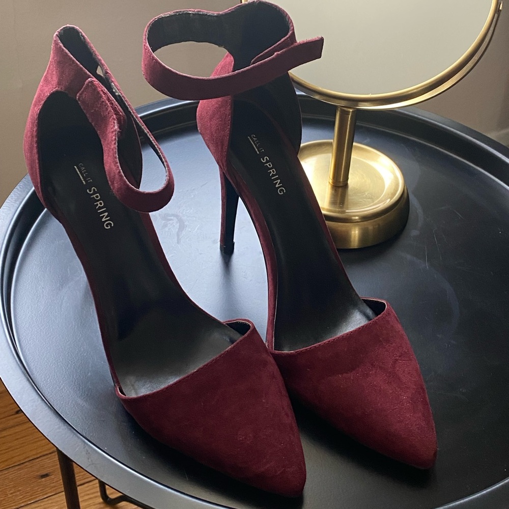 Ox Blood Call It Spring YADOVEN Heel